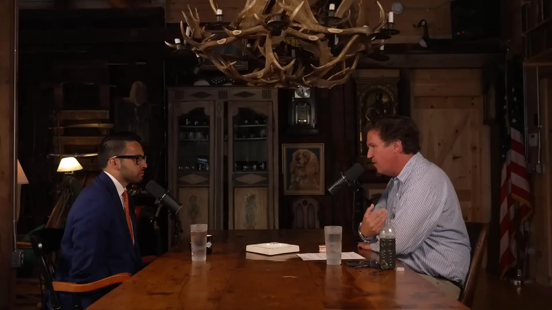 Tucker Carlson opening the discussion with disbelief about Epstein's innocence