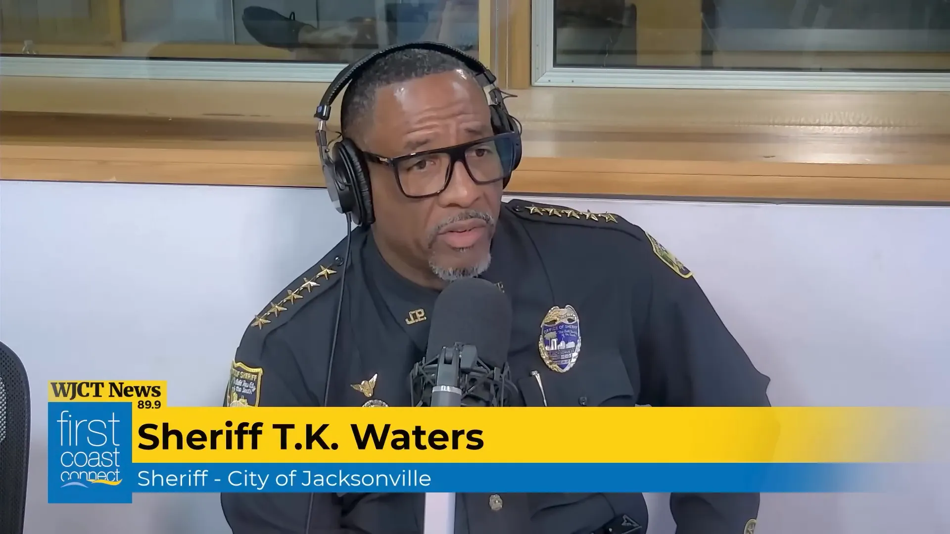 Sheriff Waters discussing community perceptions and policing
