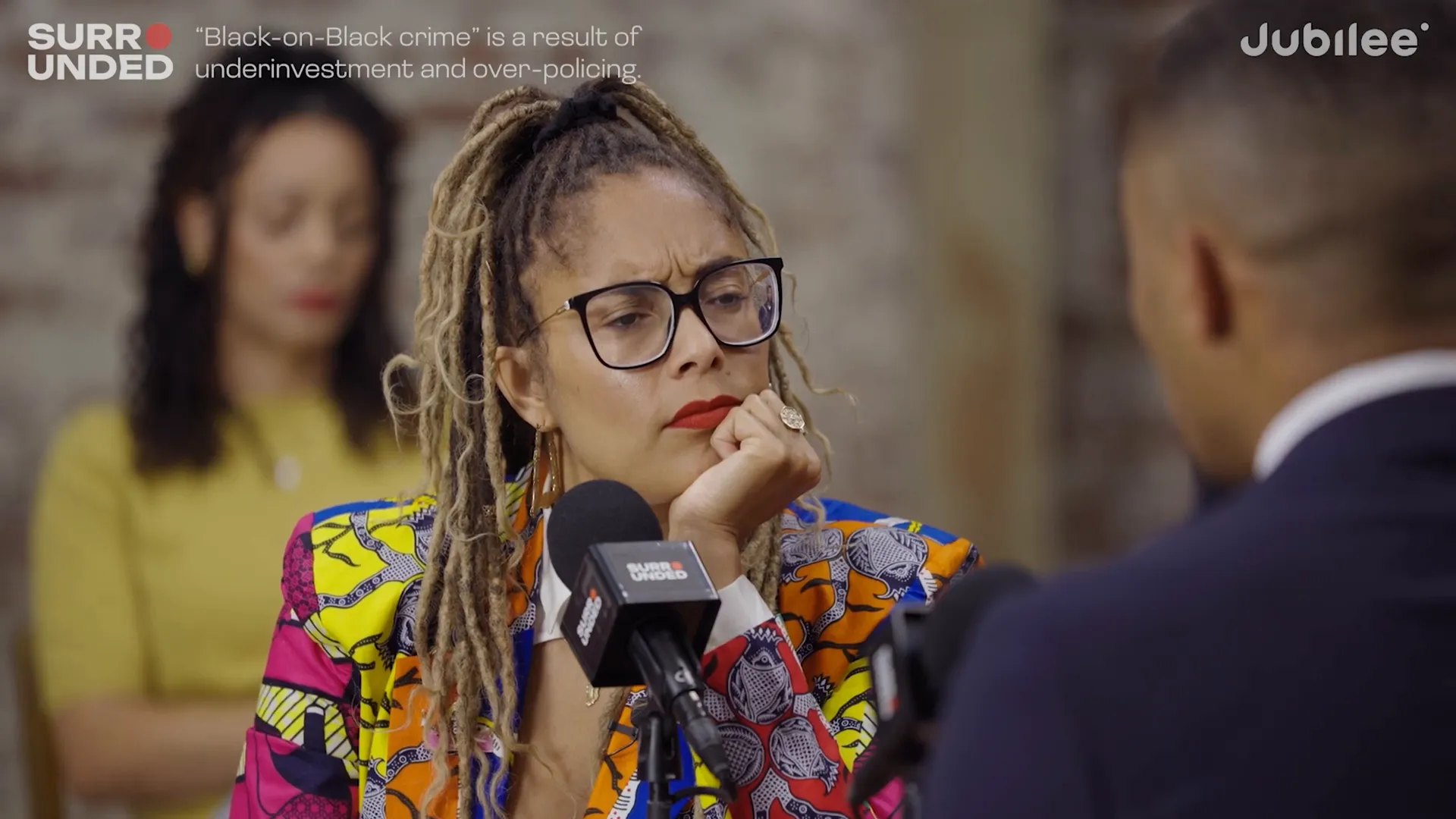 Amanda Seales framing black-on-black crime as tied to policy decisions