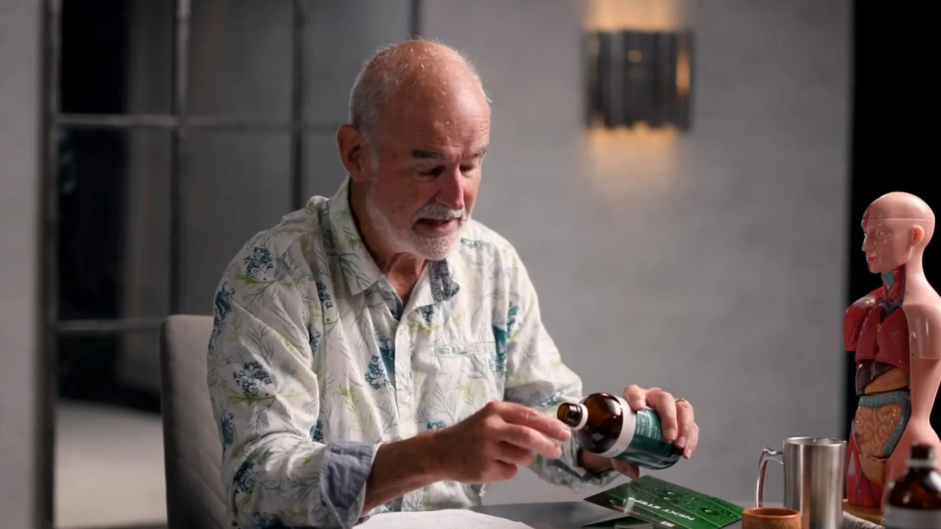 Echinacea tincture tasting demonstration