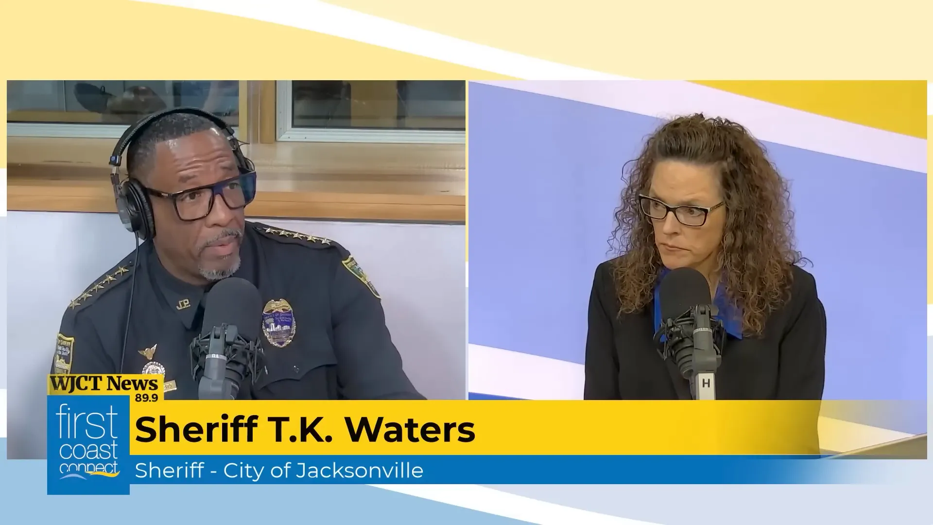 Sheriff Waters speaking about officer wellness and discipline