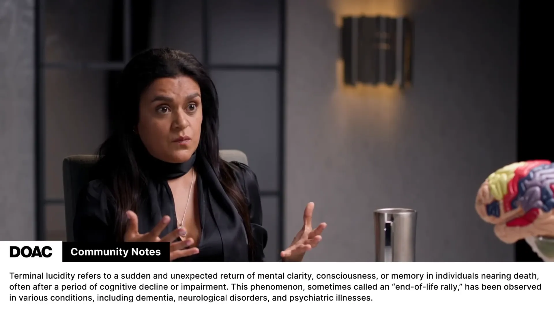 Explaining near-death experiences and compelling clinical examples