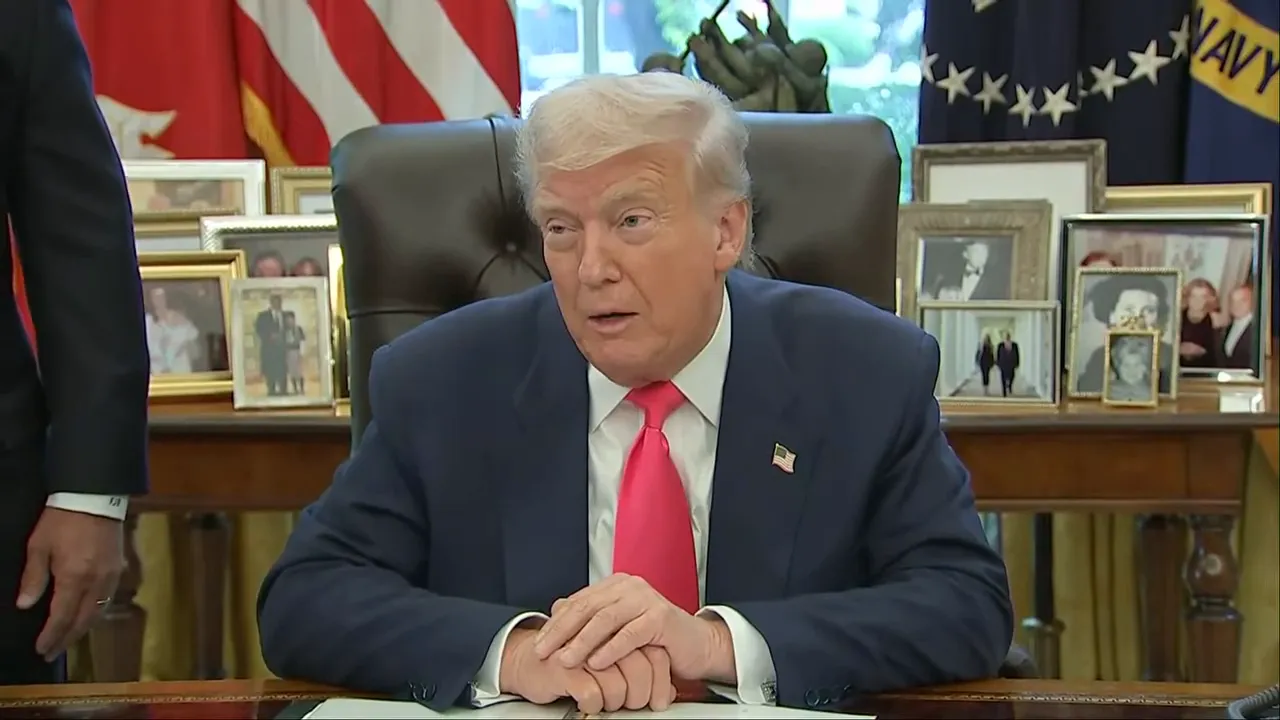 President Trump discusses tariffs and economic gains