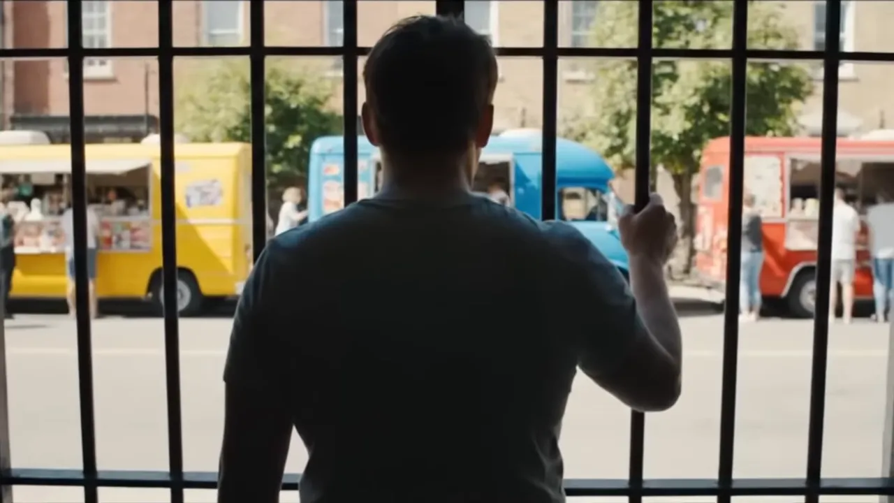 Analogy of locked house with food trucks outside showing cells cannot access fuel