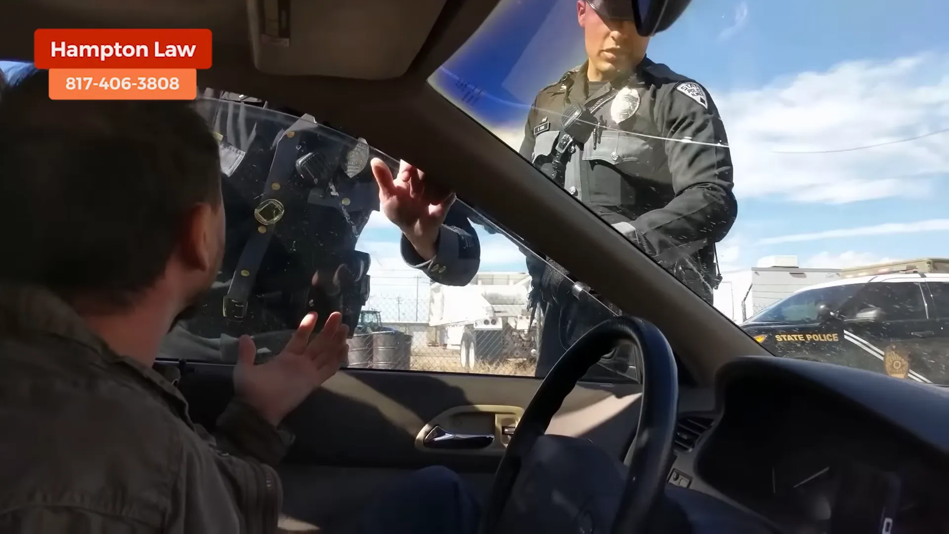 Dashcam and cell phone recording advised during a traffic stop
