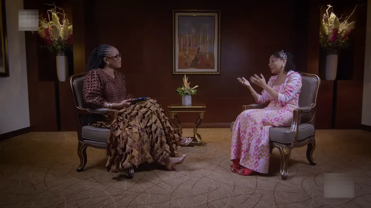 Samia describing her return to Ghana and the founding of the Kwame Nkrumah Foundation
