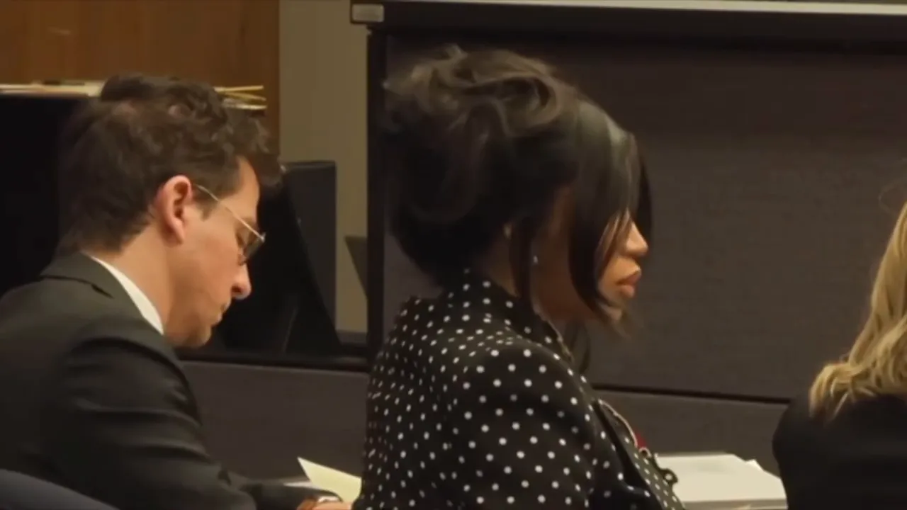 Courtroom clerk begins to read the verdict