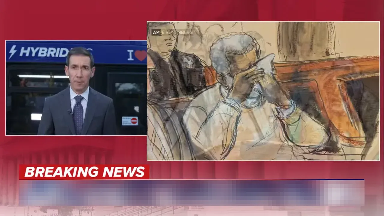 Combs turns to his family after the sentence