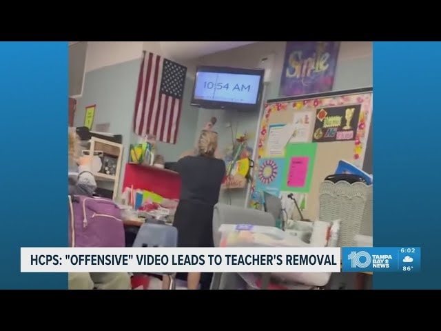 video thumbnail for ''Wrong and racist': Video shows Hillsborough County teacher hanging Black baby doll from TV'