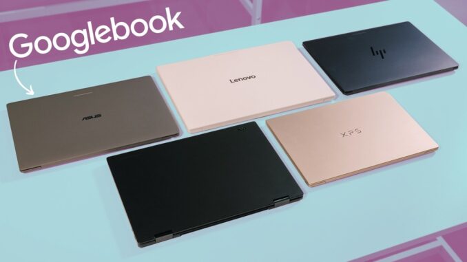 Googlebook: Android Phone Continuity on Premium Android Laptops